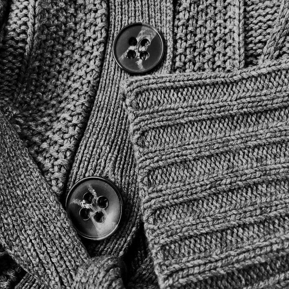 Joie Cardigan Sweater CASHMERE WOOL Shawl Collar Gray Button Closure & Belt - Picture 10 of 14